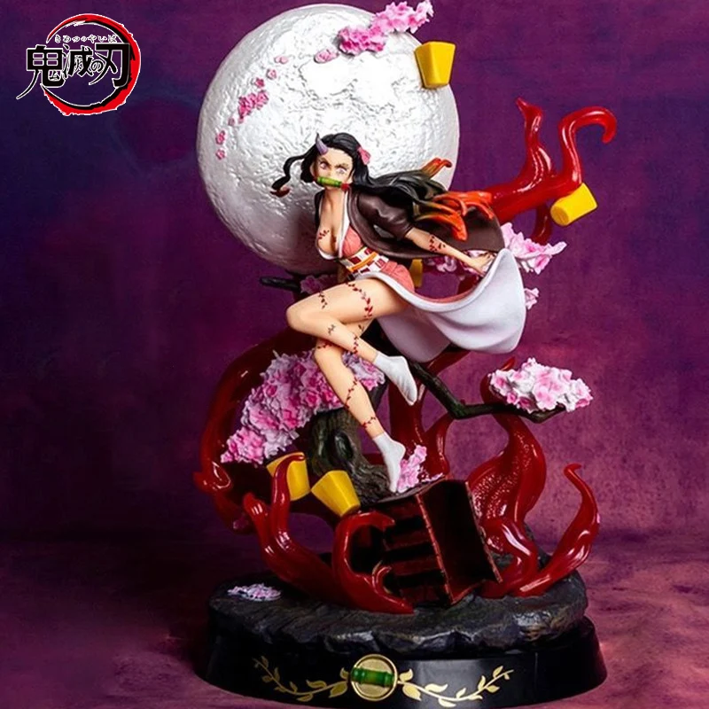 

Genuine Demon Slayer Anime Figure Blade GK Kamado Nezuko Kimetsu No Yaiba Violent Blood Statue Action Figures Collectible Model