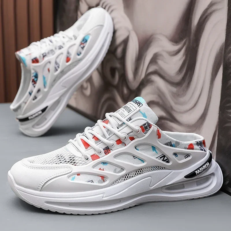 Кроссовки мужские легкие дышащие повседневная прочная удобная мягкая обувь на