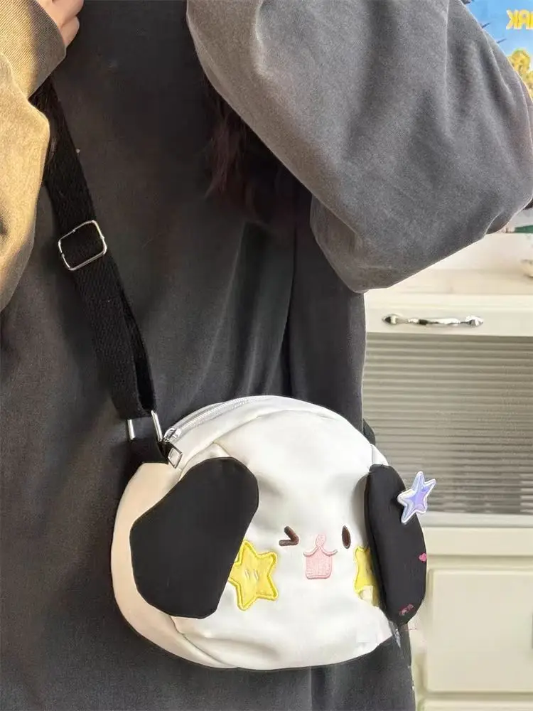 Дизайнерская забавная сумка Y2K с медведем милая мультяшная мягкая круглая