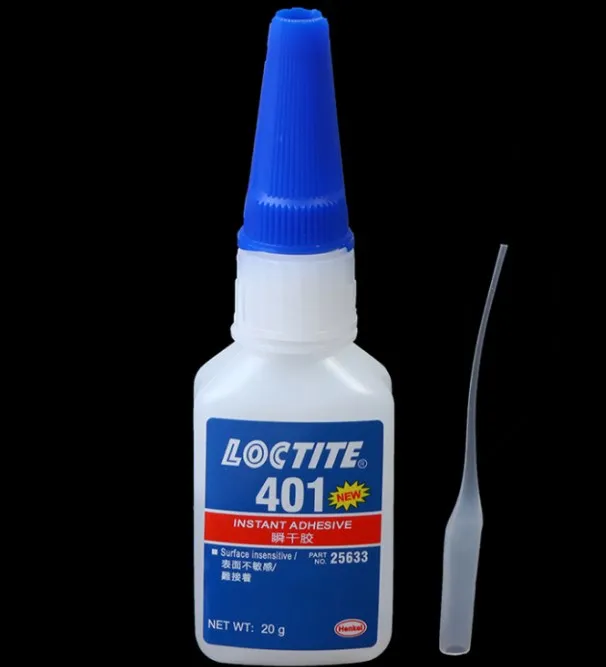 

20ml Liquid Super Glue 401 Instant Strong Glue Bond Leather Wood Rubber Metal Glass Cyanoacrylate DIY Adhesive Nail Gel PVC Glue