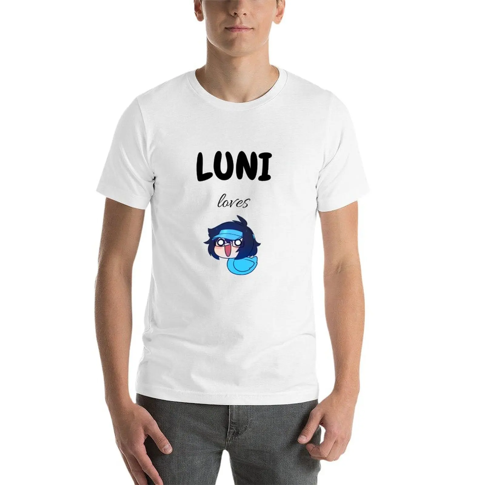 Фото Футболка Gacha Luni Loves Ducks, повседневная рабочая футболка №3