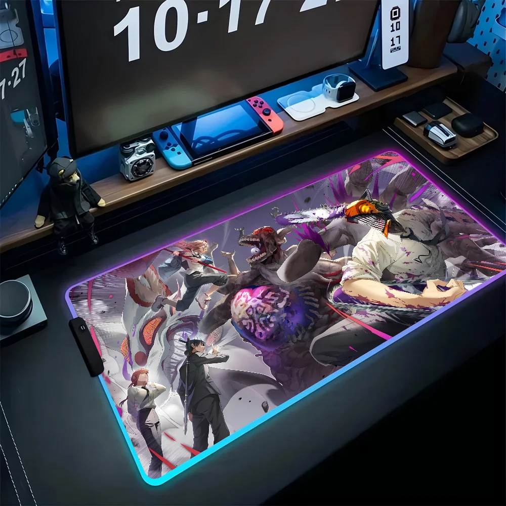 1 шт. игровой коврик для мыши с цепной пилой