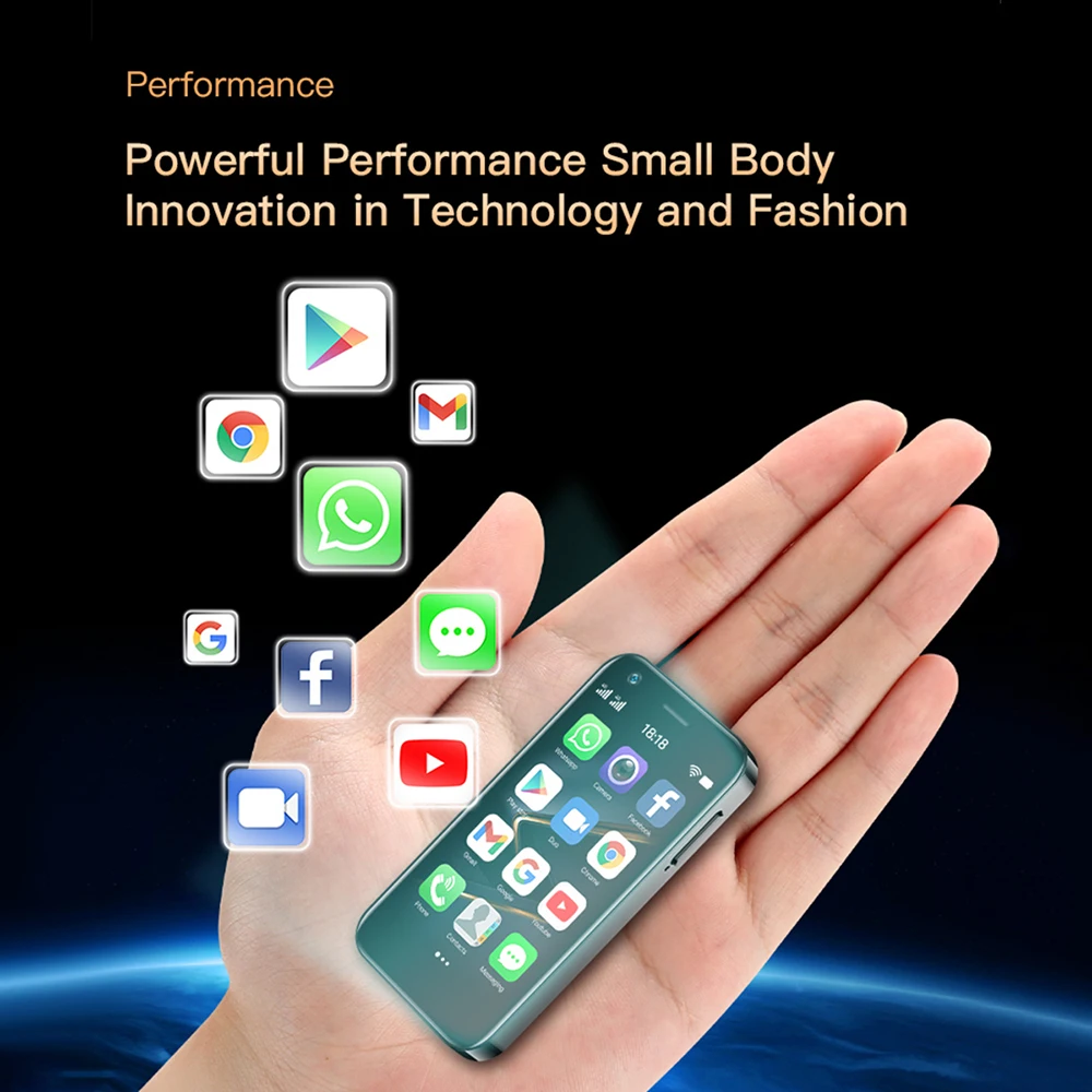 Najtaniej SOYES XS12 Mini Smartphone Android9.0 3GB 64GB 3.0 ''śliczne Małe Backup Telefon Komórkowy Student Telefon Komórkowy Dla Dziewcząt Chłopców VS XS11