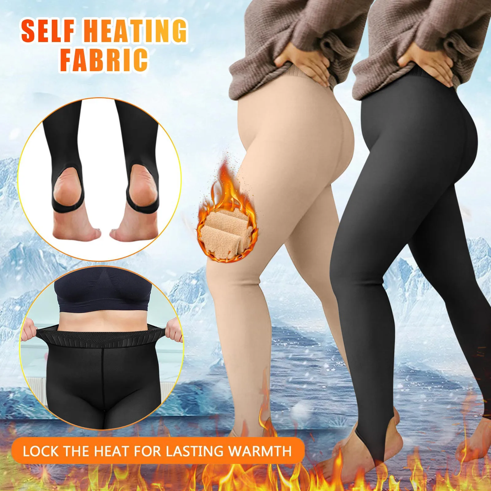 

Женские колготки, оригинальные теплые леггинсы с высокой талией, Стрейчевые черные облегающие брюки, сексуальные колготки, элегантные эластичные штаны, зимние леггинсы