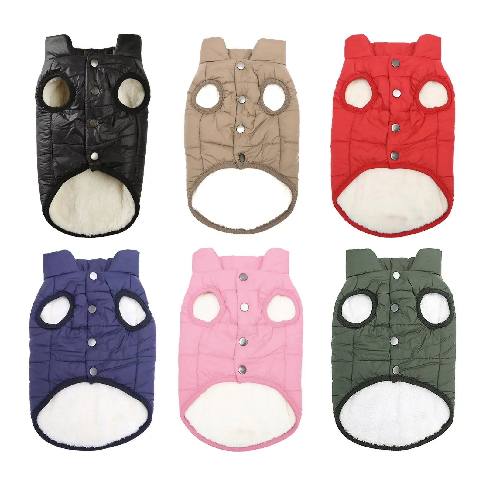 

Warm Puppy Vest Jacket Outfit Lightweight Windproof dogs Clothes Waterproof Dogs Coat for Outdoor Sports
