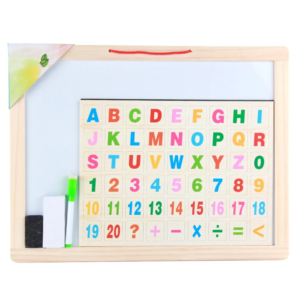 

Chalkboard Sign Kids Whiteboard Board Erasable Blackboard Double Sided Chalk Kitchen Hanging Black Portable Whiteoard Mini