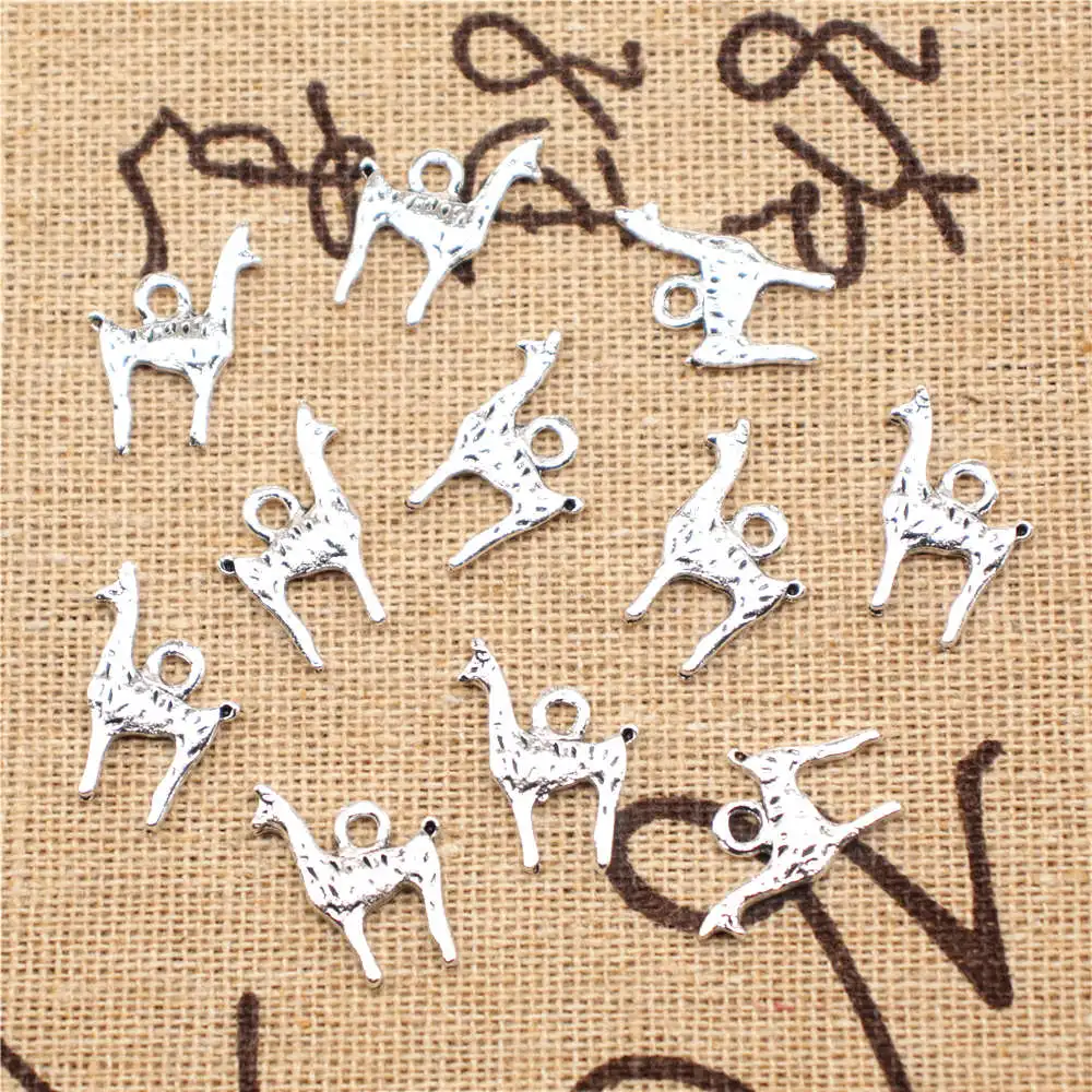 

20pcs Antique Silver Color 13x17mm Camel Charms Handmade Jewerly Diy