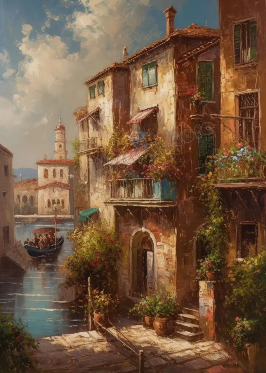 

Настенная картина "Классический городской пейзаж"