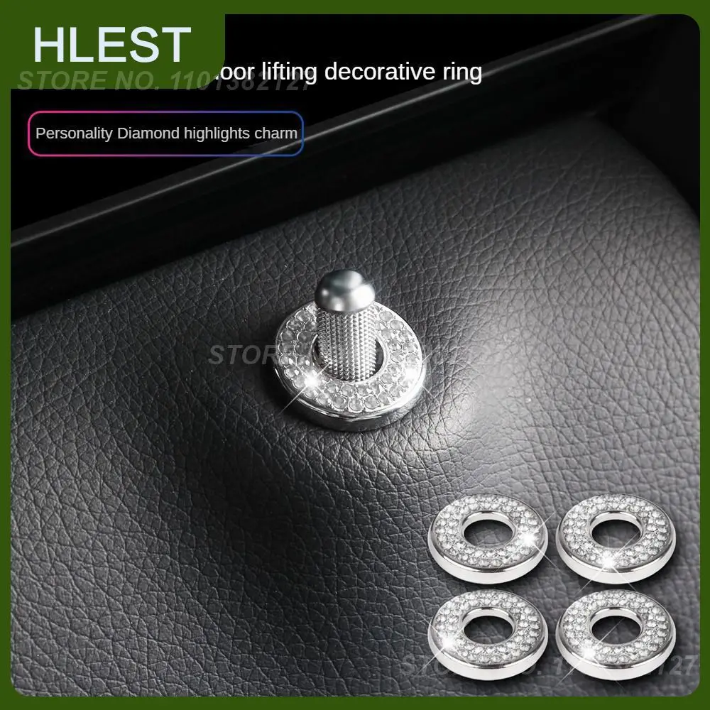 

Сияющий дверной Лифт внутренняя отделка Внутренний дверной замок вытяжной чехол бриллиант для дверного болта Mercedes-benz декоративная крышка круглые наклейки