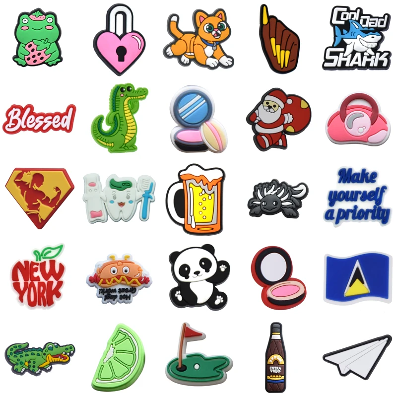 

Shoe Charms Women Charm Wholesale Bulk Decorations for Crocs Boy Para Pins Girl Packs Men Shoes Accessories Kids Gifts Set Jeans