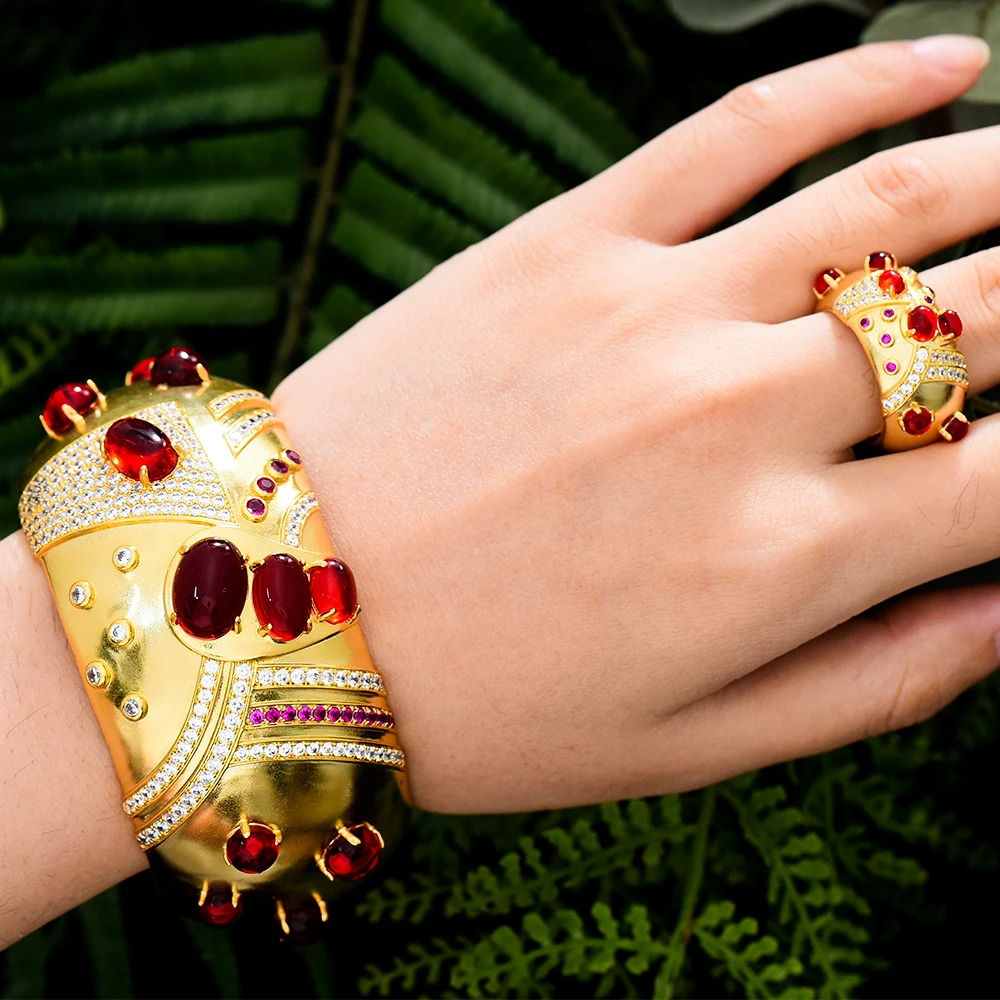 Siscathy комплекты ювелирных изделий из 2 предметов для женщин Саудовская Аравия