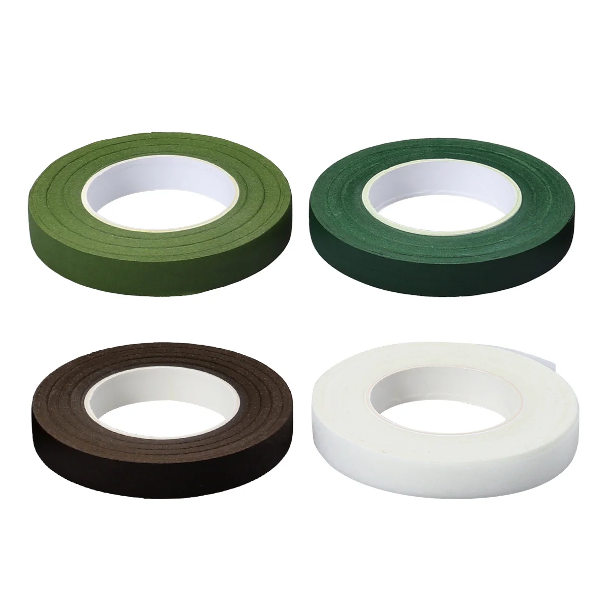 

4 Rolls Floral Tape Green Upholstery Tape Bouquet Flower Tape Green Green Floral Tape Flower Tape Wedding Vases