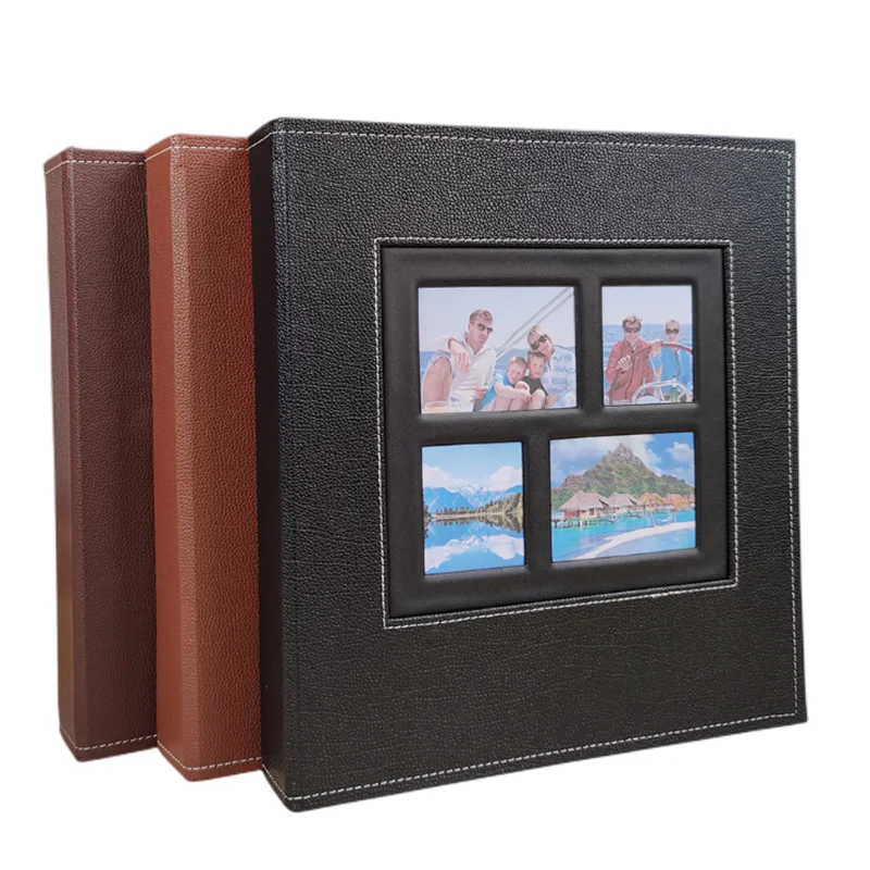 6-Inch Insert Album 600 6 Inch Photos Large-Capacity Album Collection Family Gathering Collection Wedding Photo Album Gifts