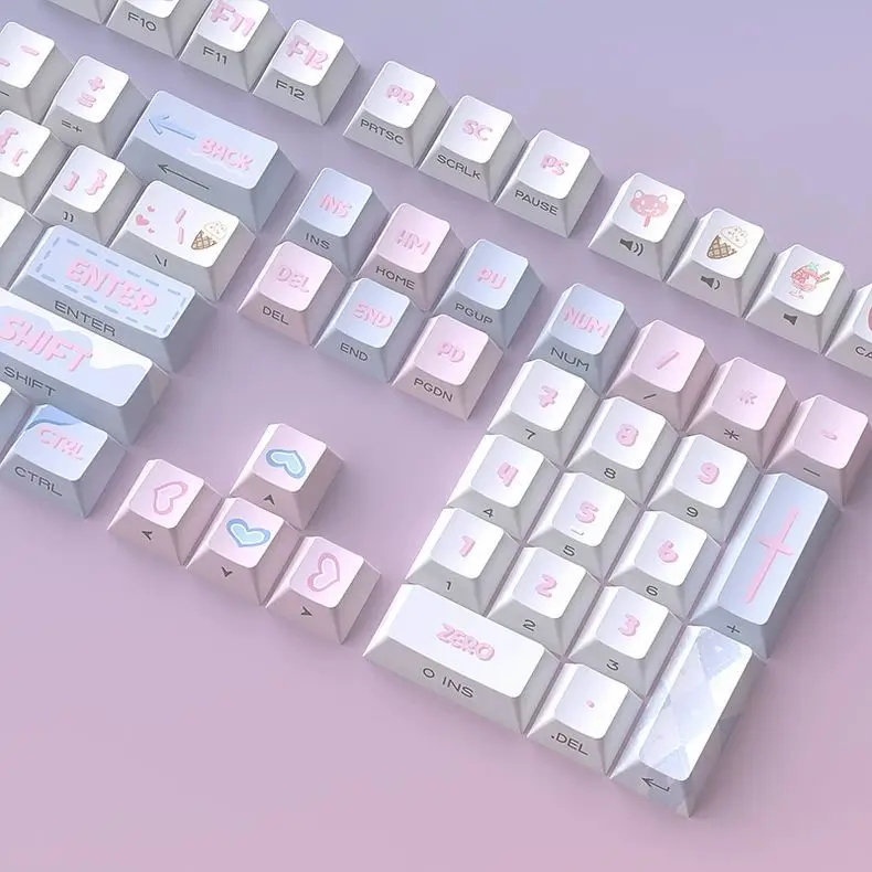 Туманные тени для послеобеденного чая колпачок клавиш с боковой гравировкой