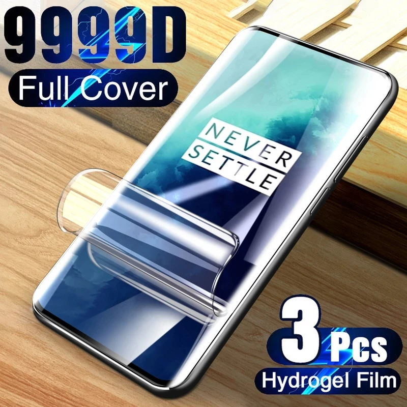 

3PCS Hydrogel Film For OnePlus Nord 5G Protection Film For OnePlus 7T 6T 7 8T 9R Nord CE 2 N10 N20 N200 N300 5G Protective Film