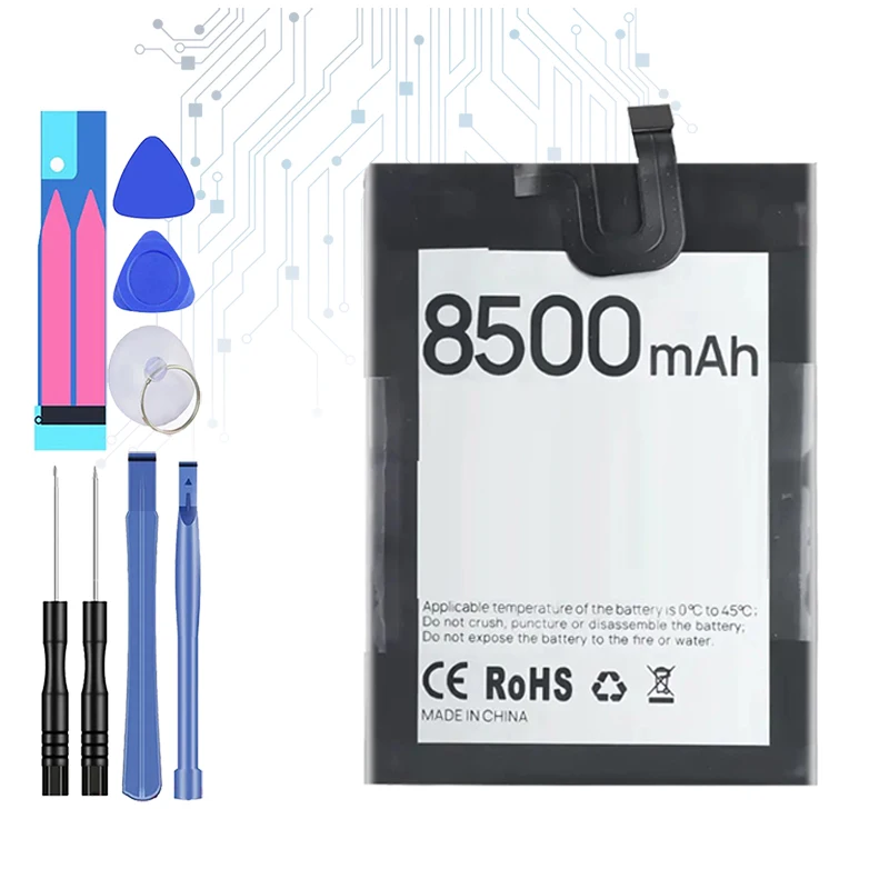 Запасная батарея ykaisсеребрин 8500 мАч BAT21ZN1318500 Для DOOGEE S97 Pro