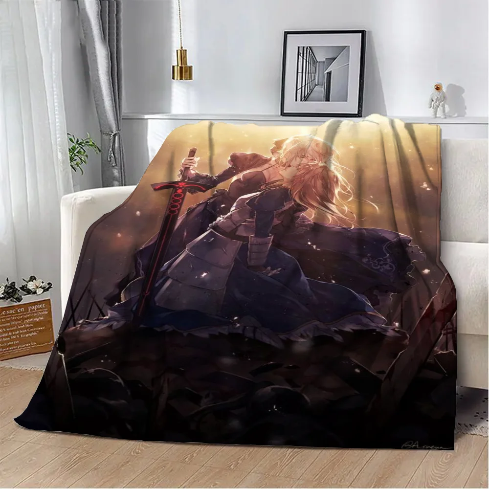 CSMY F-FateStay Night пододеяльник из флисовой ткани идеально подходит для пикника и