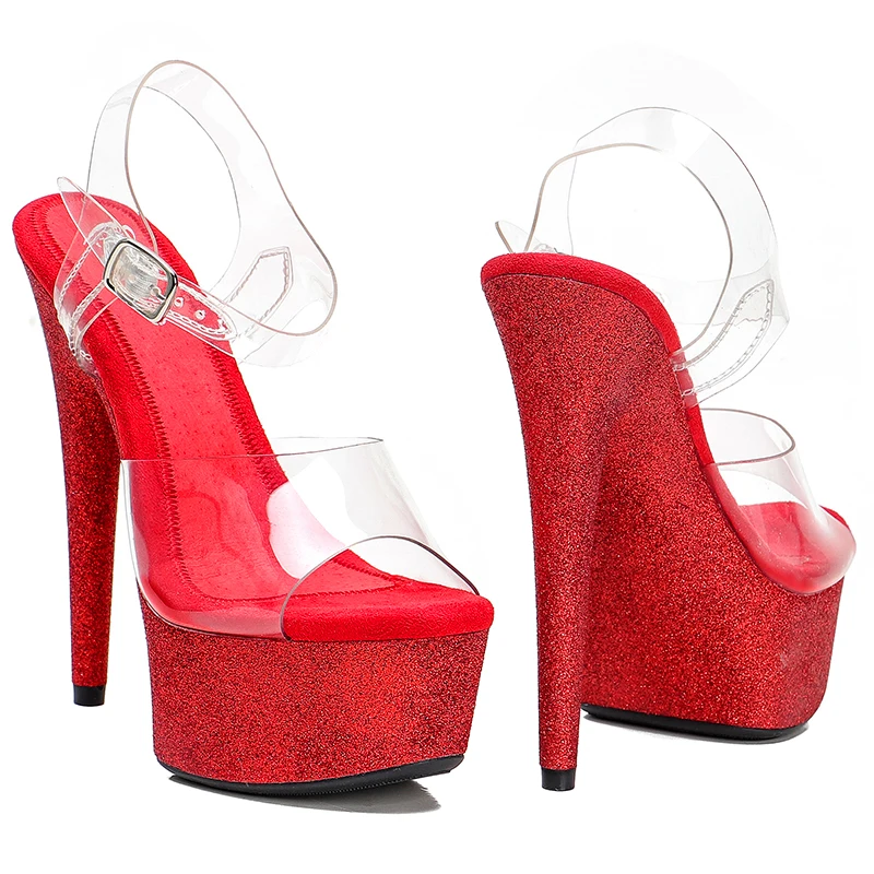 Leecabe 6Inch/15cm lady  Platform Party Sexy Clubbing Exotic Pole Dancing Dancer High Heels Sandals