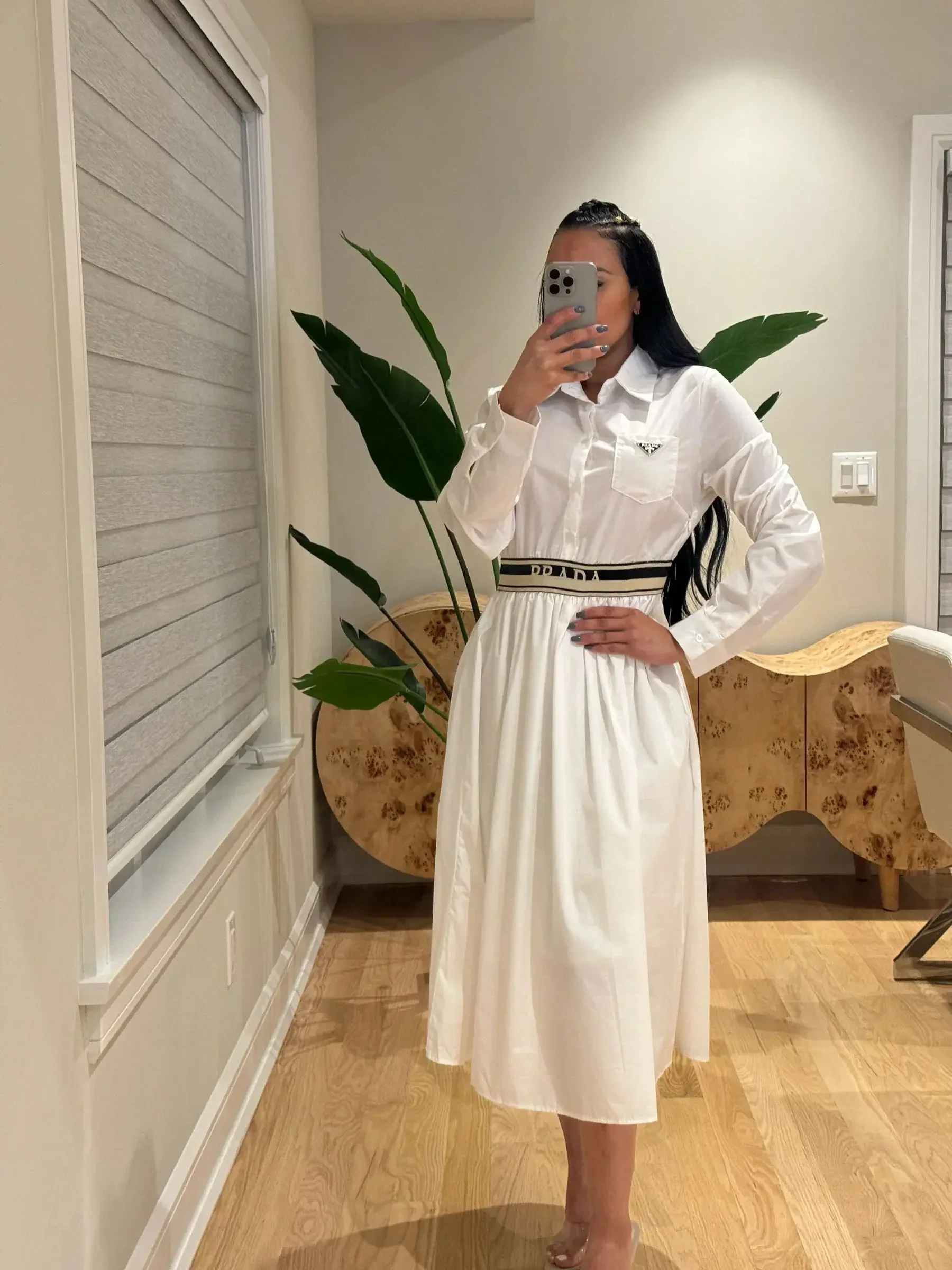 Осенний новый модный тренд ремень с чистым ветром утягивающий дизайн платья