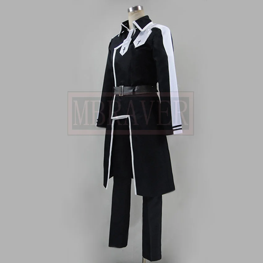 Sword Art Online Алисизация Кирито Киригая Казуто Косплей Черная Униформа Костюм
