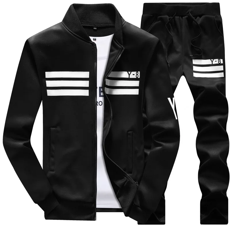 2 Piece Sets Men's Sports Suits Husband Sporting Fitness Tracksuit Set Plus Size Fashion Casual 9XL Clothing for Men Sportwear