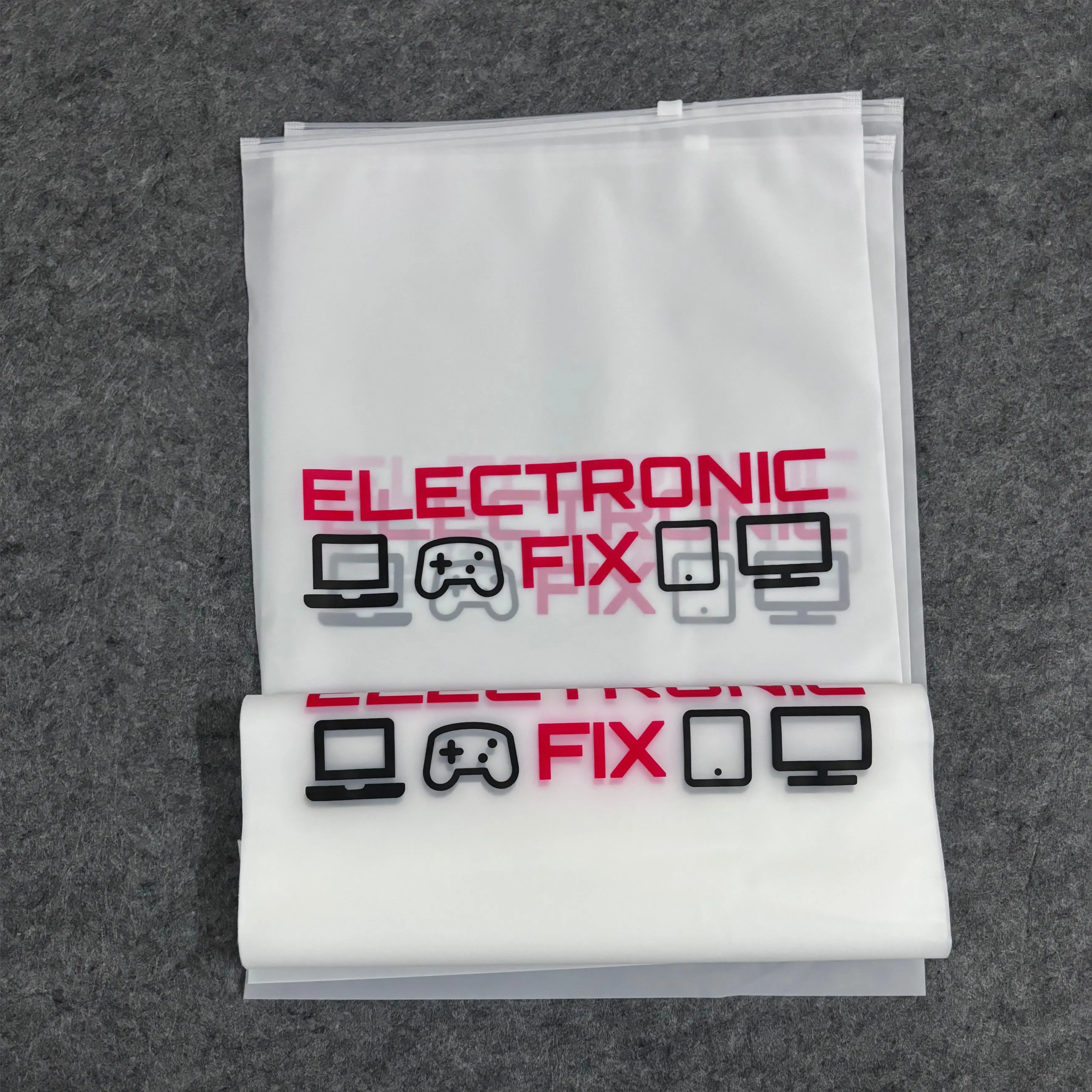 Пользовательские печатные матовые ПВХ ldpe cpe пластиковые сумки с