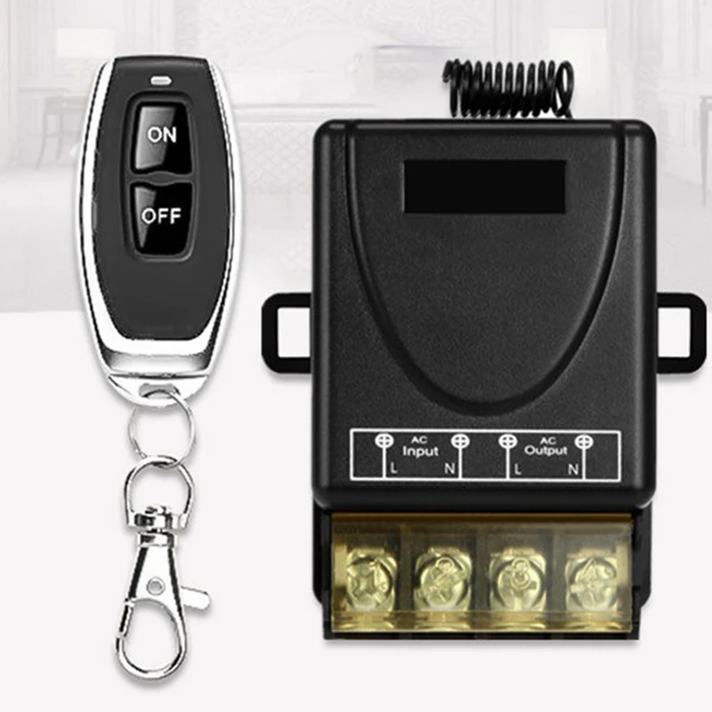 Пульт дистанционного управления для водяного насоса 433 МГц 220 В 1 канал 30 А