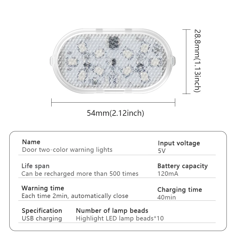 2/4 шт. вспышка для автомобиля 5 В