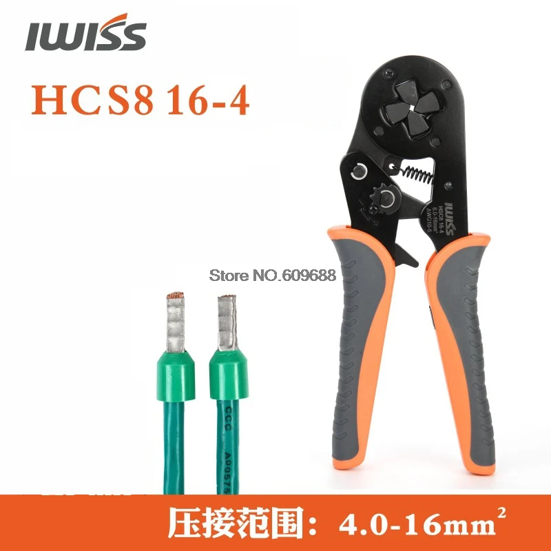 IWISS Щипцы для обжима HSC8 16-4 Регулируемые обжимные инструменты 6 0-16 0 мм2 (AWG10-5)