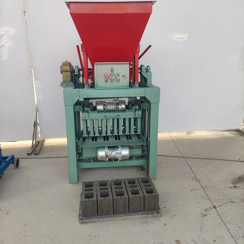 

YG4-35B Semi Automatic Block Forming Machine with Hopper Paver Hollow Cement Concrete Brick Block Making Brick Machine