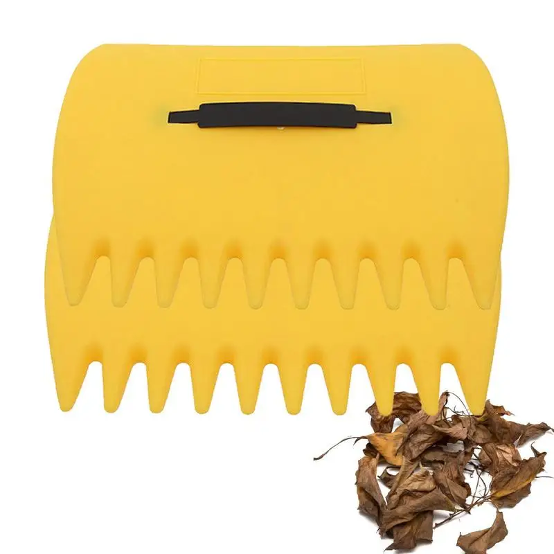 

Garden Leaf Rake Lawn Claws Garden Leaves Scoops Hand Rake Outdoor Leaf Clamps For Leaves Lawn Debris And Trash