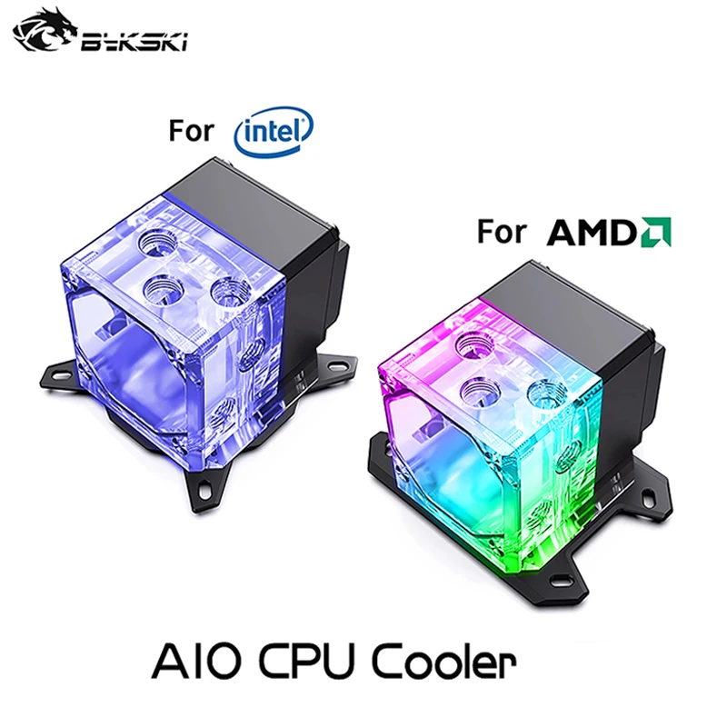 Водяной кулер BYKSKI ЦП AIO для AMD RYZEN 3600 AM3 AM4/INTEL1151 1150 X99 2011 PWM насос резервуар ITX