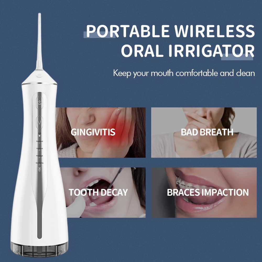 

Five-mode DIY Point-jet Dental Irrigator Electric Sonic Dental Whitener Scaler Teeth Whitening Home Appliance Dientes Tooth