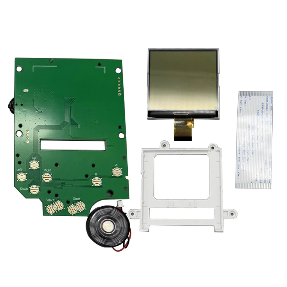 Фото 2,5-дюймовый IPS LCD-экран в оттенках серого для GameBoy GB DMG, оригинальный размер, идеально точное воспроизведение пикселей, высокая яркость, без необходимости резки корпуса. №5