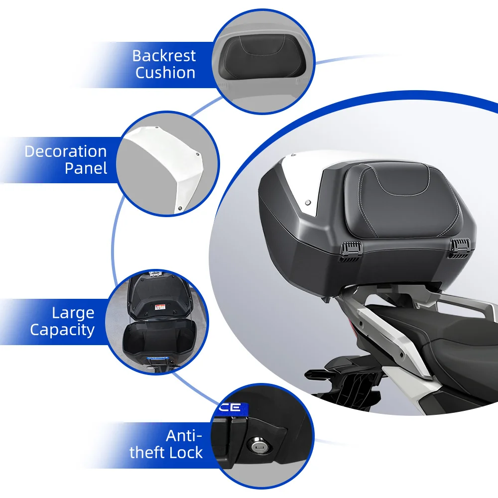Фото Мотоциклетный кофр Speedance NC750X, запираемый, усиленный, практичный, для перевозки багажа №4