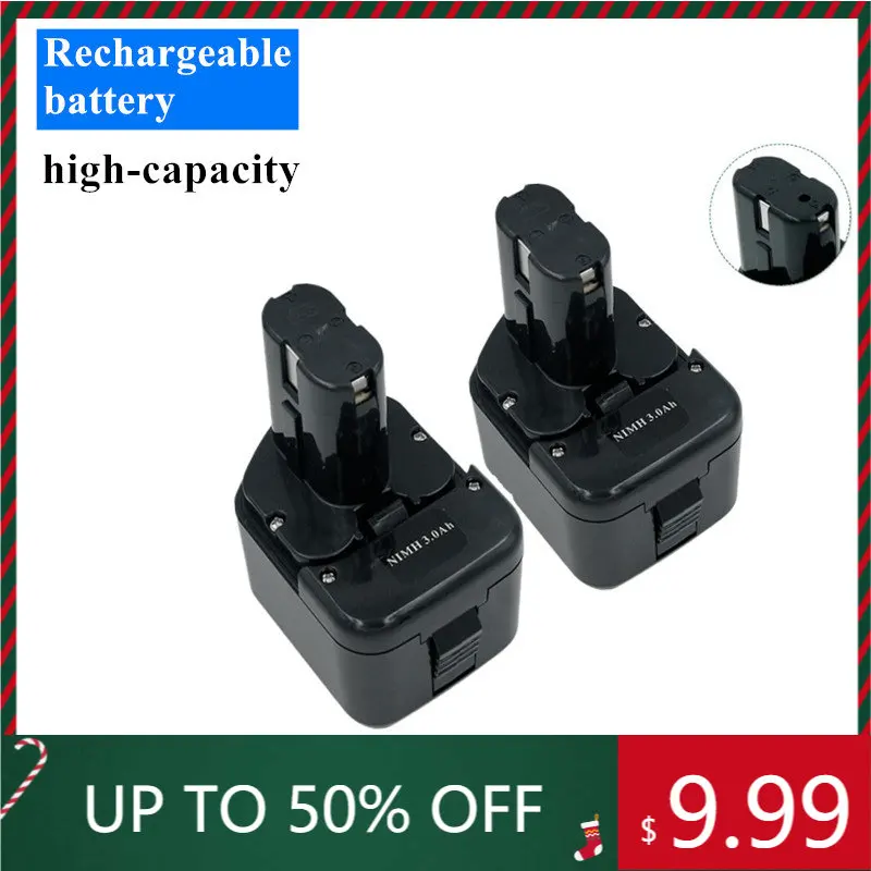 

High Quality 12800mAh 12V 12.8Ah Battery for Hitachi EB1214S 12V EB1220BL EB1212S WR12DMR CD4D DH15DV C5D,DS 12DVF3 rechargeable