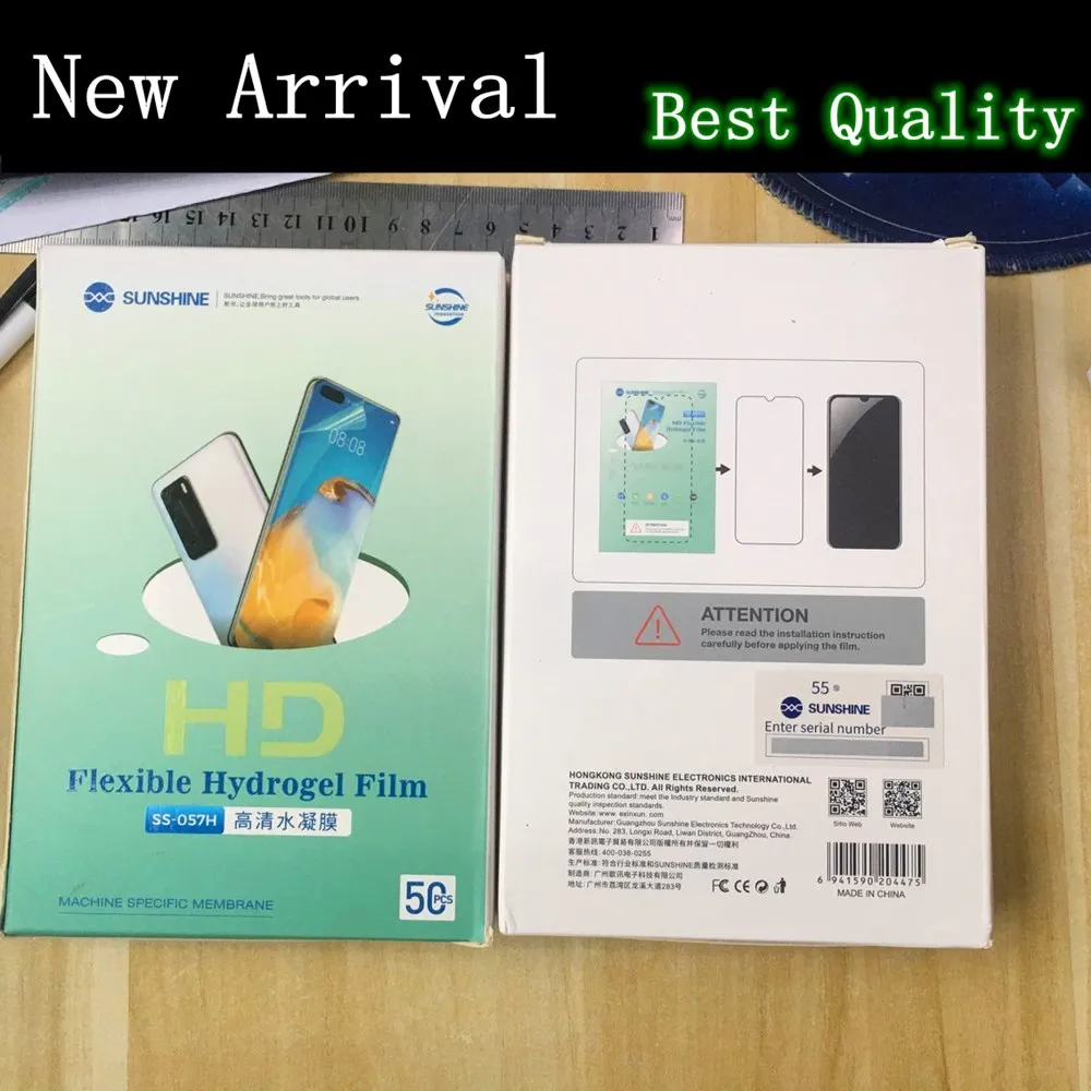 

Гибкий гидрогелевый плоттер для защиты экрана телефона