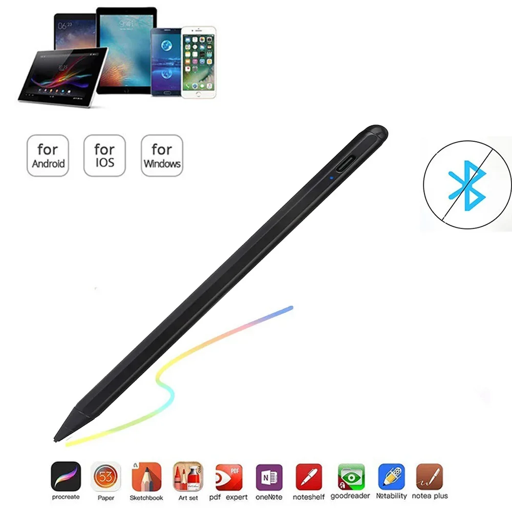

Универсальный стилус для планшета с беспроводным сопряжением, магнитный карандаш на присоске, совместимый с Ipad Samung, карандаш для Android, Huawei, IOS
