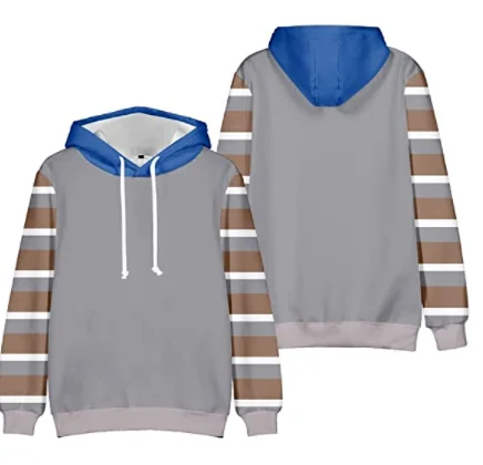 Новинка 3D Толстовка с капюшоном для косплея и осенних видов спорта Свитшот