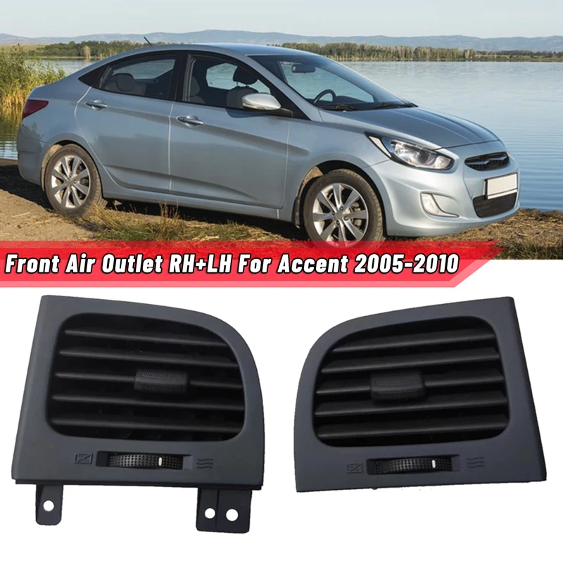 

Car Instrument Panel Air Outlet Front Air Outlet RH+LH For Hyundai Accent 2005-2010 974601E000 974801E000