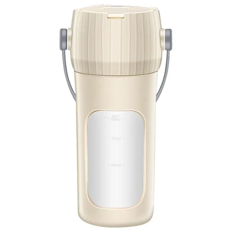 Portable Smoothie Blender Personal Size Mini Blender Powerful Motor Rechargeable Fruit Juice Mixer 380ml Automatic Hands-Free