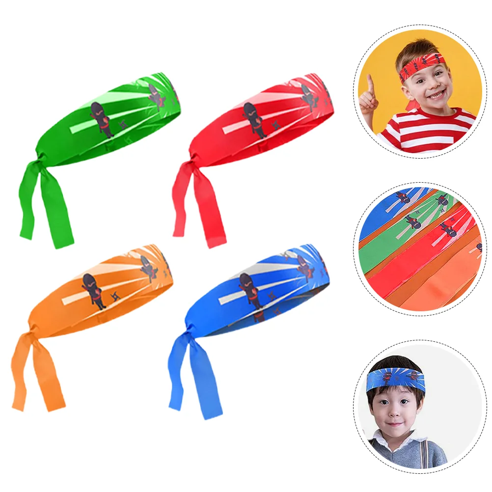 6-шт повязка на голову ниндзя аксессуары для костюма каратэ день рождения пират