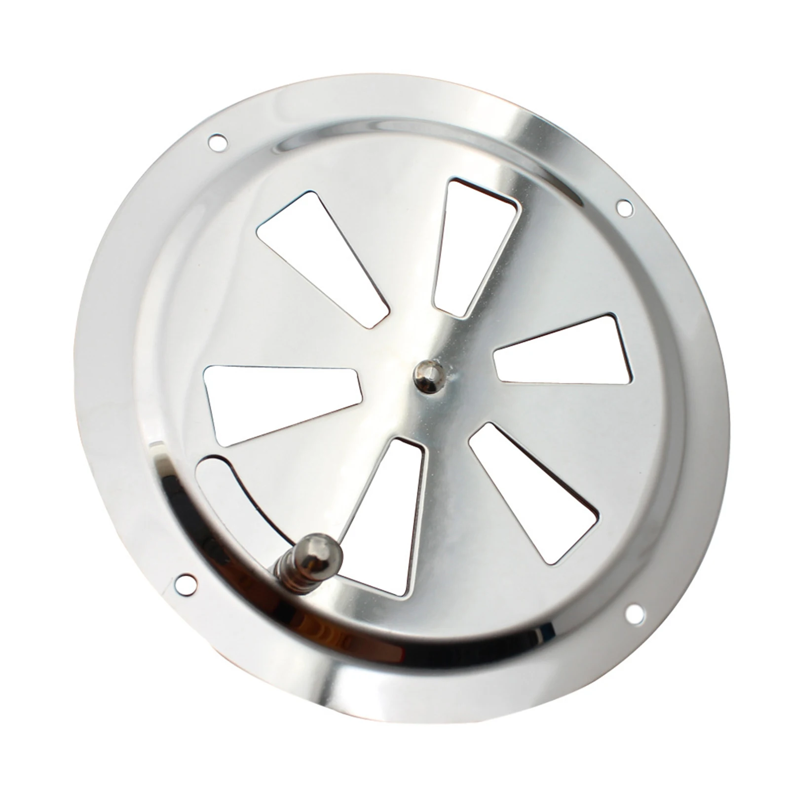 

5 Inch Round Ventilation Rosette Stainless Steel 316 Ventilation Sheet Louver Vent Cover Butterfly Air Vent Gill Plate With Side