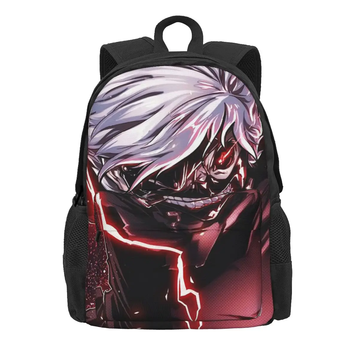

Kaneki Ken Anime Tokyo Ghoul Women Backpack Classical Children School Bag Computer Rucksack Kids Waterproof Travel Shoulder Bag