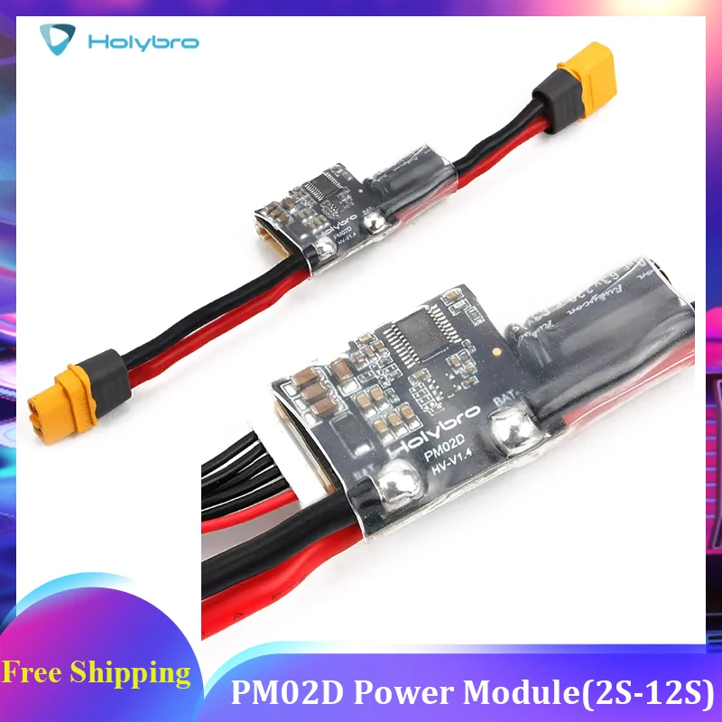 Фото Модуль питания Holybro PM02D (2S-12S) с разъемами XT60 для контроллеров Pixhawk 5X/6X Series №2