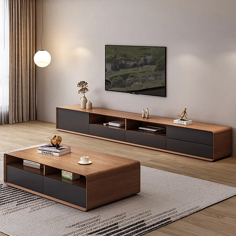 Журнальный столик скандинавская подставка для телевизора современная полка