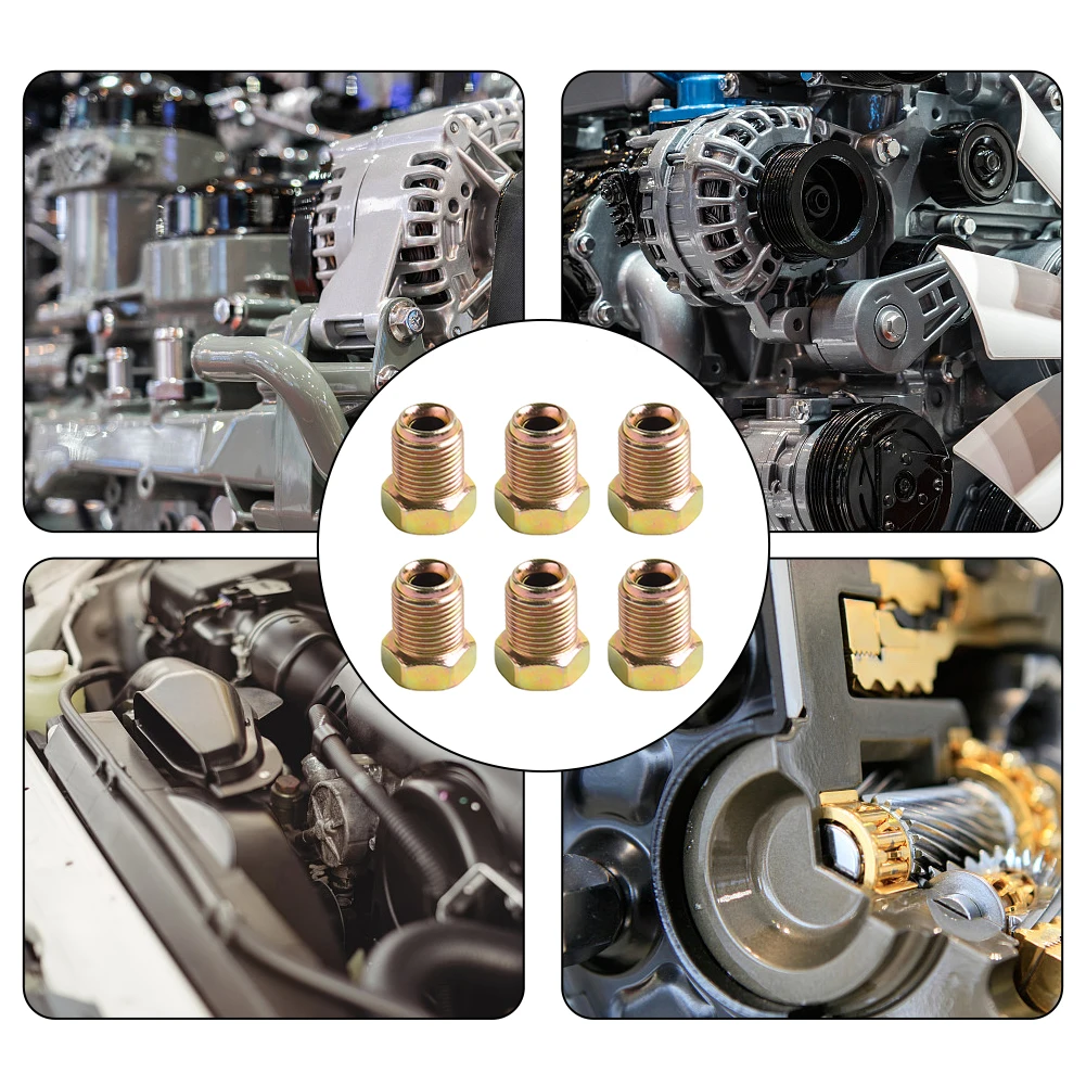 Наборы метрических гаек цилиндрические фитинги M12 мм X1 серебристый Unions Master