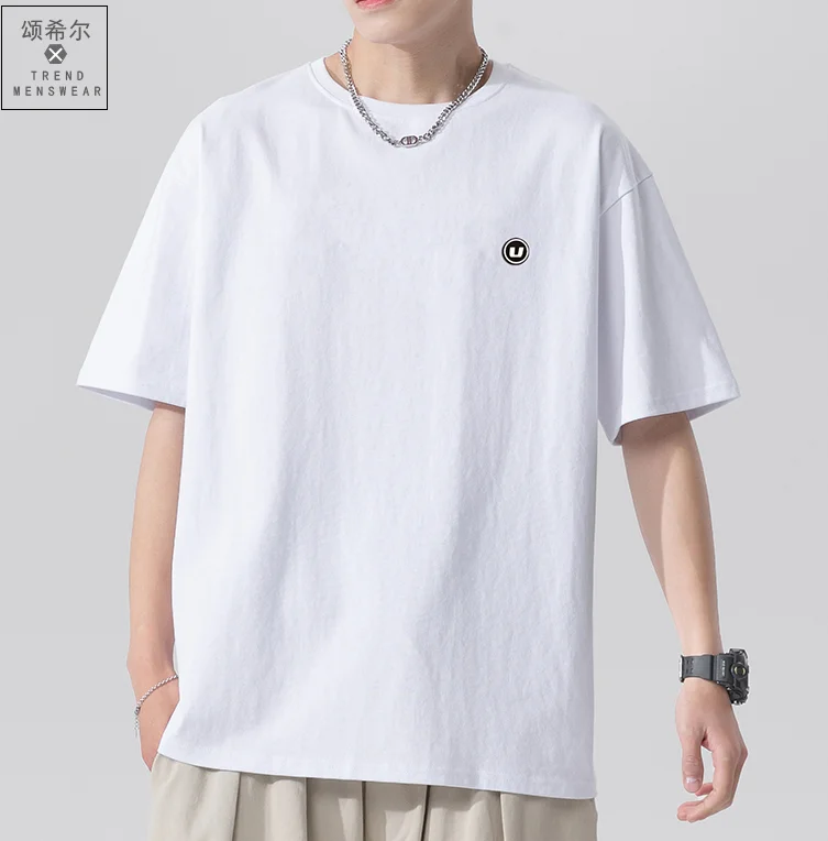 

M0933 Cotton short-sleeved t-shirt men's summer thin t-shirt half-sleeve top clothes casual top