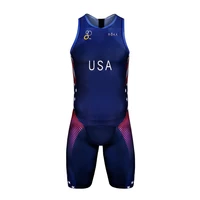 2022 roka new men cycling sleeveless skinsuit triathlon running swimming clothing jumpsuit maillot ciclismo speed suit trisuit