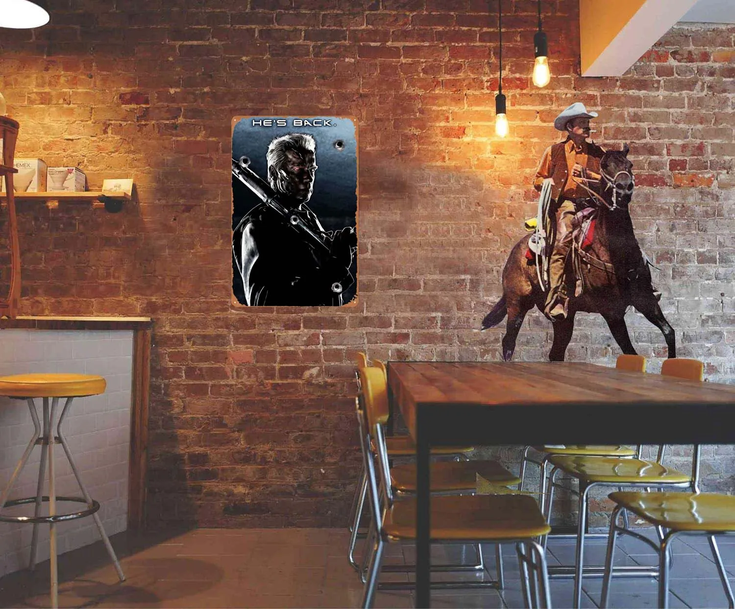 Жестяная Табличка Арнольда Шварценеггера плакат украшение игровой комнаты